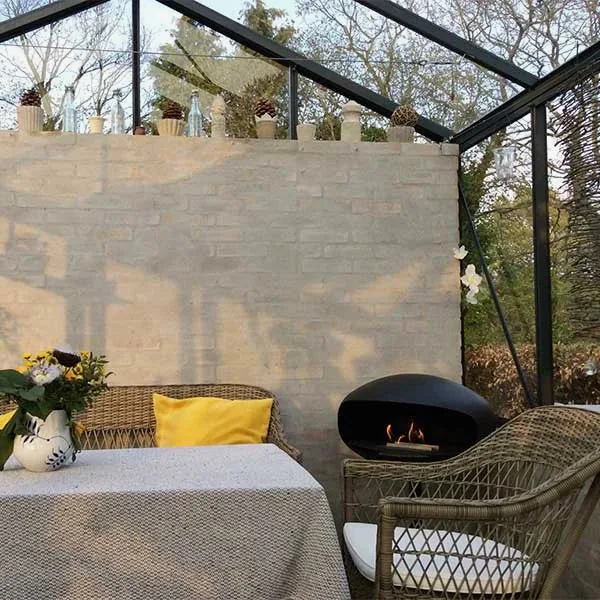 Cocoon Fires Cocoon Pedestal med stålfod, billede 4