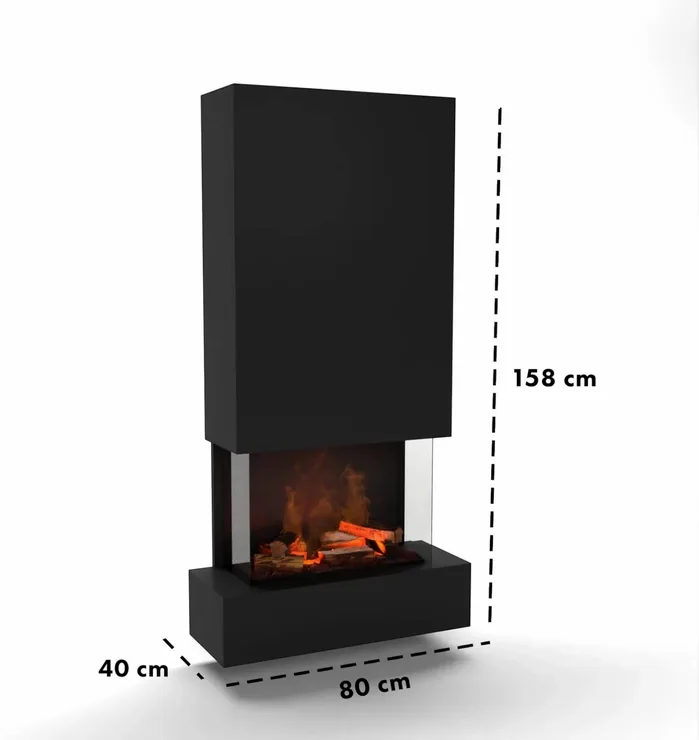 Glow Fire Hölderlin Høj OMC 600, billede 2