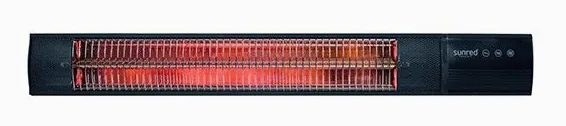 Redfire Royal Diamond 2500 watt sort terrassevarmer, billede 3