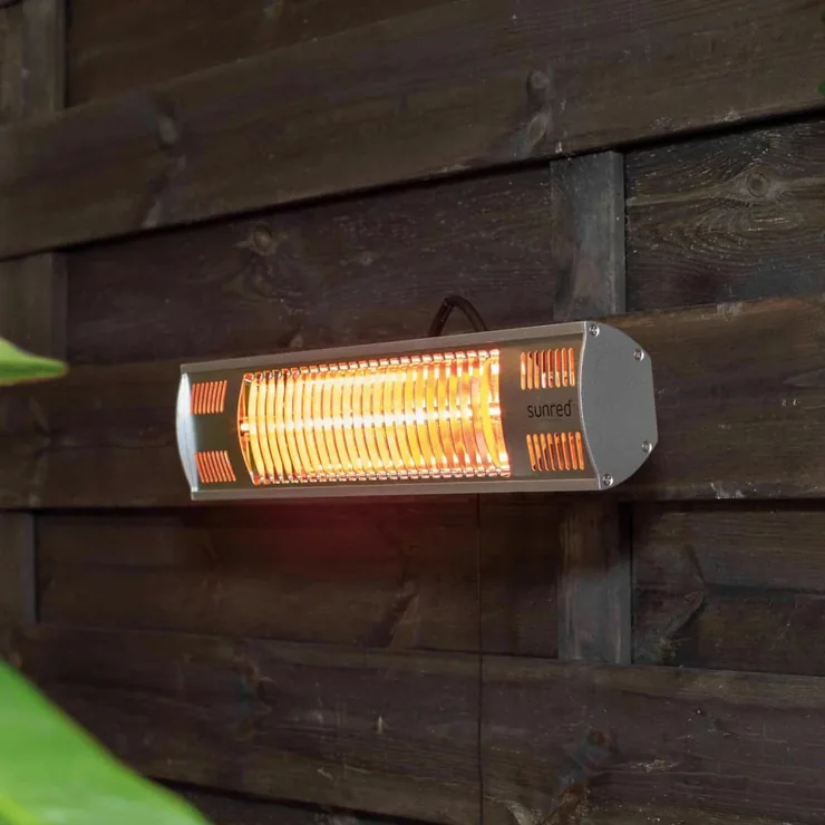 Redfire Vigo vægmonteret terrassevarmer med en effekt på 1500 W, billede 3