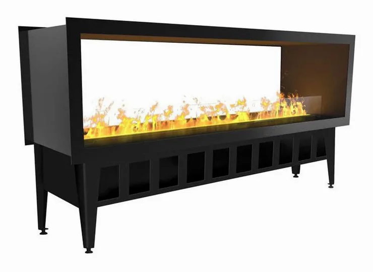 Safretti Incanto ST 1500 gennemgående hybridpejs, billede 2