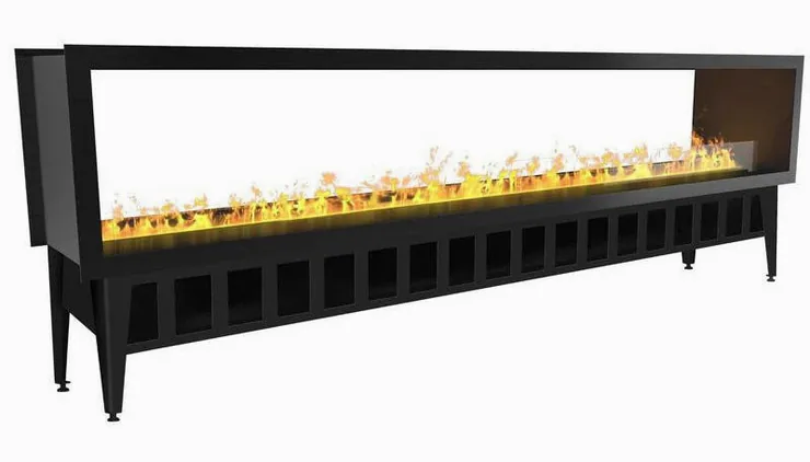 Safretti Incanto ST 2500 gennemgående hybridpejs, billede 2